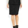 Burberry Prorsum Cotton Lace Peplum Skirt in Black - Lyst