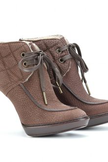 Burberry Prorsum The Field Cardcross Platform Ankle Boots - Lyst