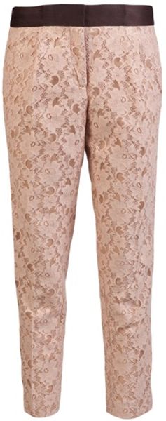 By Malene Birger Lace Trouser - Lyst