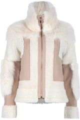 Chloé Paneled Lambskin Coat