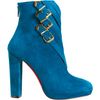 Christian Louboutin Suede Troop in Blue (gold) - Lyst