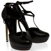 Elie Saab Tbar High Heels in Black (red) - Lyst