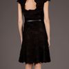 Emilio Pucci Lace Overlay Dress in Black - Lyst