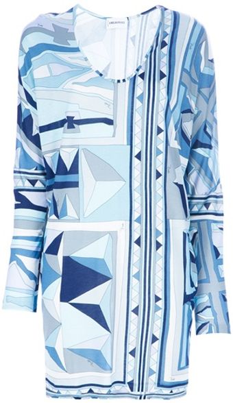 Emilio Pucci Geometric Dress - Lyst