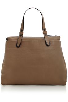 Emporio Armani Smooth Leather Tote - Lyst