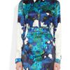 Erdem Cecilia Printed Silksatin Shirt in White (ivory) - Lyst