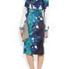 Erdem Cecilia Printed Silksatin Shirt in White (ivory) - Lyst