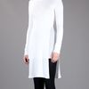 Gareth Pugh Long Sleeved Slit Detail Top in White - Lyst