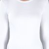 Gareth Pugh Long Sleeved Slit Detail Top in White - Lyst