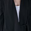 Helmut Lang Draped Blazer in Black - Lyst