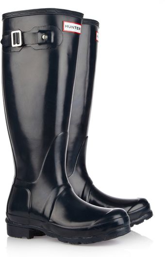 Hunter Original Tall Gloss Wellington Boots - Lyst