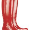 Hunter Original Tall Gloss Wellington Boots in Red - Lyst
