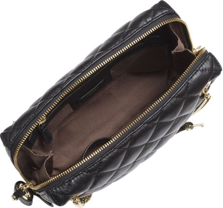 Jaeger Claudette Medium Quilted Bag in Black