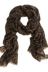 J.Crew Animalprint Wool Scarf