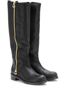 Jimmy Choo Doreen Distressed Suede Biker Boots - Lyst