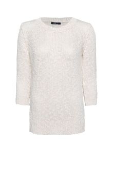 Mango Open Knit Lurex Jumper - Lyst