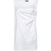 Mango Draped Top in White (off white) - Lyst
