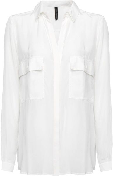 mango silk shirt