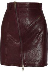 McQ by Alexander McQueen Leather Mini Skirt