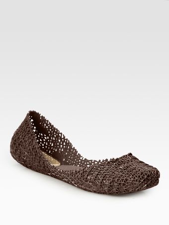 Melissa Melissa Campana Woven Slides - Lyst