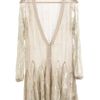 Modcloth Good As Gossamer Cardigan in Beige (natural) - Lyst