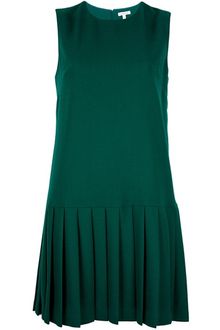 P.a.r.o.s.h. Pleated Crepe Dress - Lyst