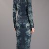 Preen Seaweed Print Dress in Green - Lyst