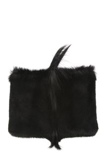 Proenza Schouler Chieko Gazelle Clutch with Canvas Back - Lyst