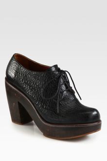 Rachel Comey Leather Laceup Platform Ankle Boots - Lyst