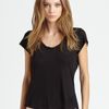 Rag & Bone Boyfriend Tee in Black - Lyst