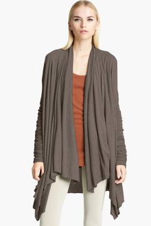 Rick Owens Lilies Draped Jersey Cardigan - Lyst