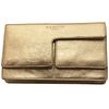 Rochas Double Flap Clutch in Gold - Lyst