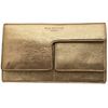 Rochas Double Flap Clutch in Gold - Lyst