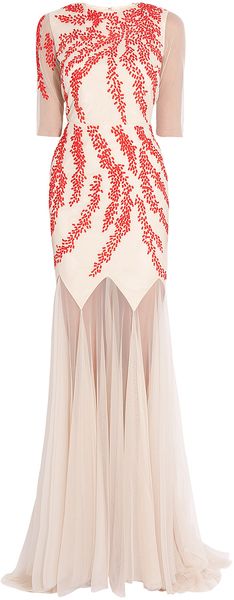 Saloni Ellen 34 Sleeveless Gown - Lyst