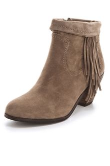 Sam Edelman Louie Fringe Booties - Lyst
