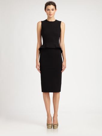 Stella McCartney Sleeveless Peplum Dress - Lyst
