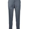 Stella Mccartney Tapered Trouser in Gray (grey) - Lyst