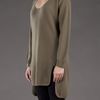 Stella Mccartney Sweater Dress in Green (olive) - Lyst