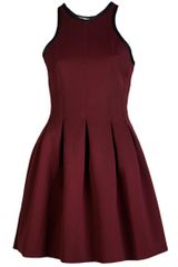 T By Alexander Wang Neoprene Pleat Dress