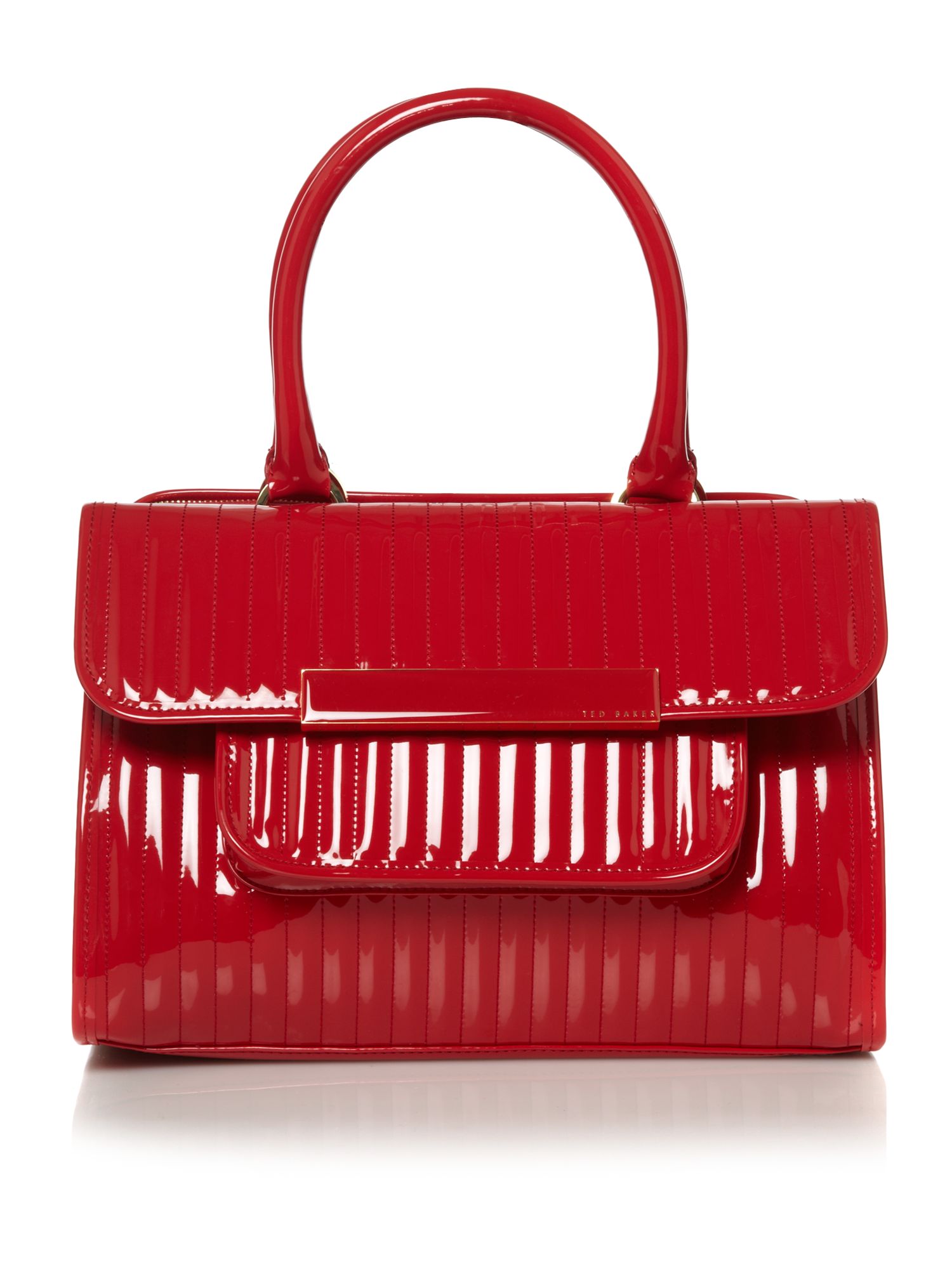 Ted Baker Mardun Quilted Medium Bowling Bag in Red Lyst