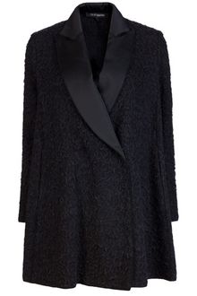Ter Et Bantine Black Overcoat - Lyst