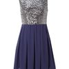 Tfnc Sarah Dress in Blue (mauve) - Lyst