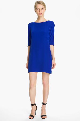 Tibi Silk Shift Dress - Lyst