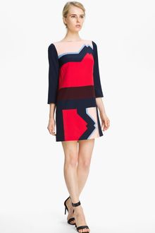 Tibi Print Shift Dress - Lyst