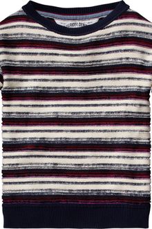 Tommy Hilfiger Long Sleeved Round Neck Jumper with Multi Stripe - Lyst