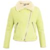 Acne Rita Shearling Jacket in Yellow - Lyst