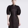 Alexander Mcqueen Glove Leather Dress in Black - Lyst