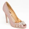 Badgley Mischka Monique Pump in Pink (rose gold) - Lyst