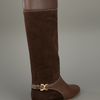 Chloé Buckled Boot in Brown - Lyst