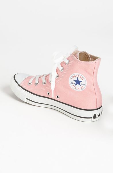 Converse Chuck Taylor High Top Sneaker in Pink (quartz pink) | Lyst